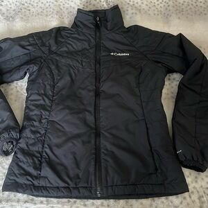 Colombia base layer jacket XS black omniheat full zip fitted interchange quilted